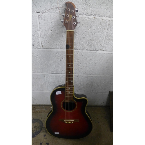 2089 - A Tangle wood electro  acoustic 6 string guitar