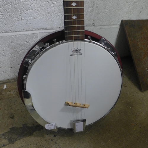 2093 - A Martin Smith Remo Weather King banjo