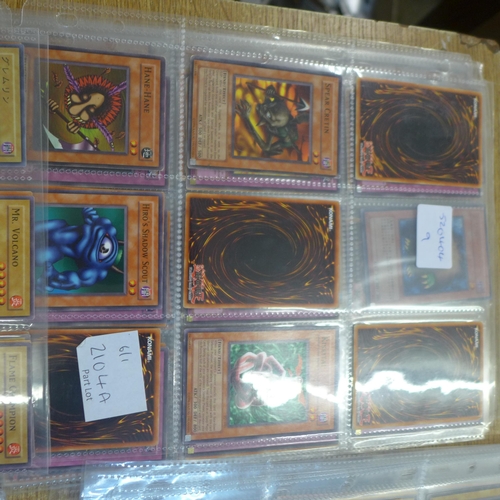 2104A - A collection of Yu-Gi-Oh cards