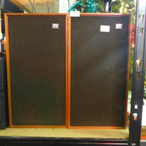 2109 - A pair or Wharfedale Linton speakers