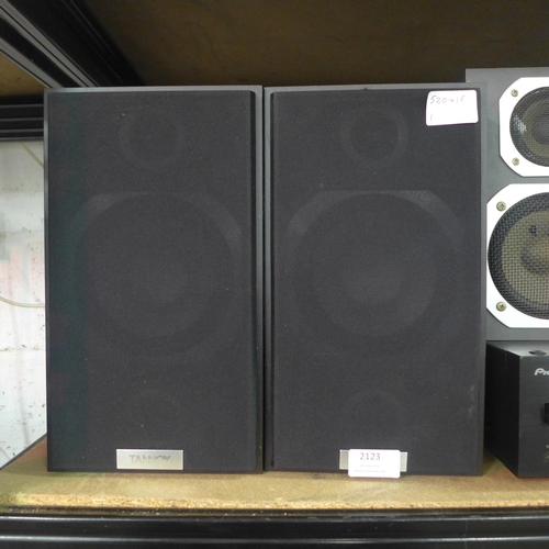 2123 - A pair of Tannoy Mercury V1 speakers