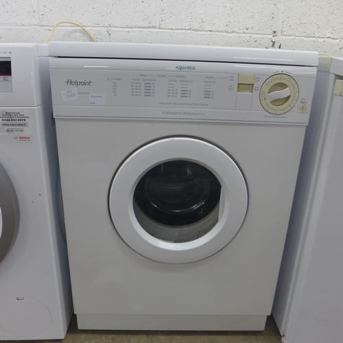 2150 - A Hotpoint Aquarius Reversomatic dryer plus TL21 spin dryer