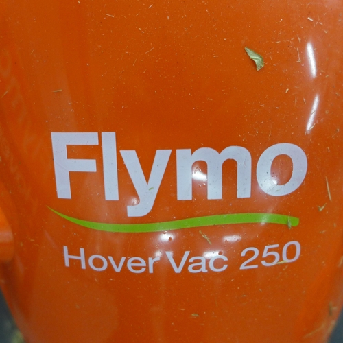 2174 - A Flymo Hover Vac 250 lightweight grass collecting electric hover lawnmower - W