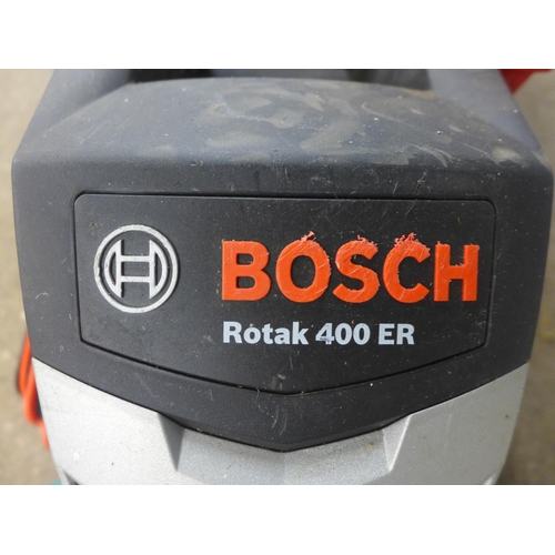 2202 - A Bosch Rotak 400ER 240v electric lawn mower with collection box - failed electrical safety test due... 