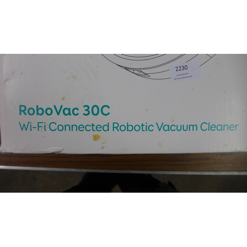 2230 - A Eufy Robovac 30C wifi enabled robotic vacuum cleaner