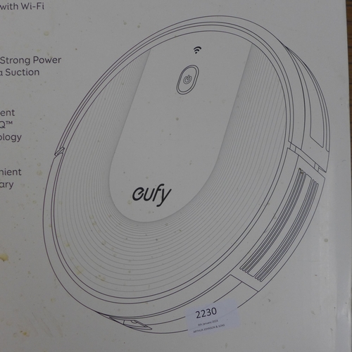 2230 - A Eufy Robovac 30C wifi enabled robotic vacuum cleaner