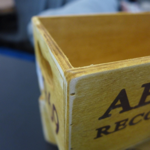 1309 - A pair of Abbey Road wooden storage boxes (FL2705)