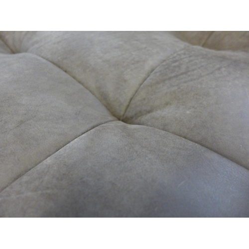 1448 - A Grace dragonstone leather three seater sofa * This lot is subject to VAT, RRP £2839