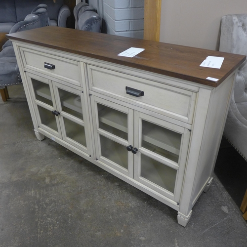 1485 - Conrad White Console sideboard (model:- P0250-2), original RRP £416.66 + VAT (4193-11)