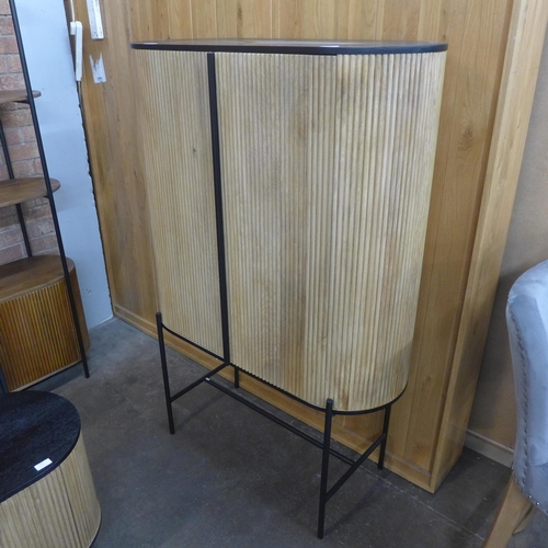 1537 - A Zen tall two door cabinet * This lot is subject to VAT