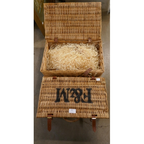 402 - Two Fortnum & Mason wicker hampers