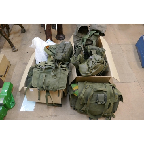 425 - A large collection of army kit, uniform, etc., served with 3rd Battalion Worcestershire and Sherwood... 