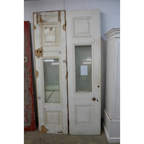 468 - A set of four painted pine doors