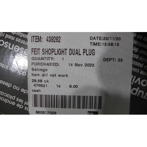 3041 - Feit Dual Plug Shop light   (311-428)    * This lot is subject to vat