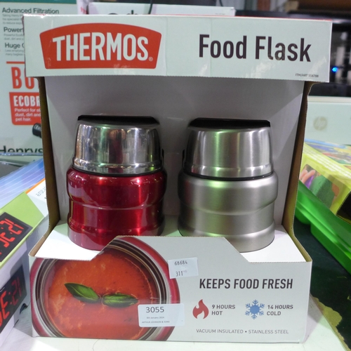 3055 - Pack of Thermos Food Flask 16oz (311-355)    * This lot is subject to vat