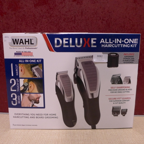 3082 - Wahl Deluxe Combi Hair Clipper Kit    (311-273)    * This lot is subject to vat