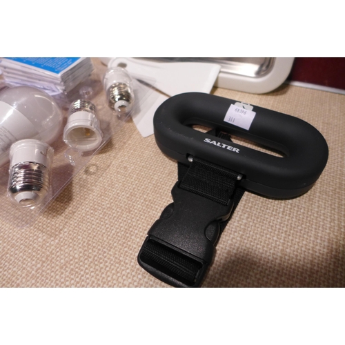 3085 - Feit Led Smart A60 Bulb  Pack, Ice Cream Roll Maker & luggage scale   (311-216,217)    * This lot is... 