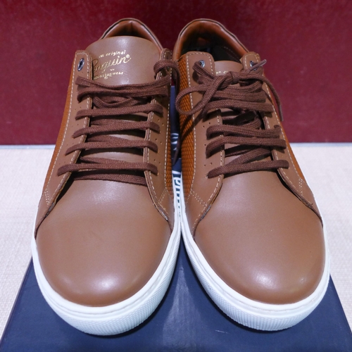 3088 - Men's tan penguin Paxton trainers, size 8 * this lot is subject to VAT