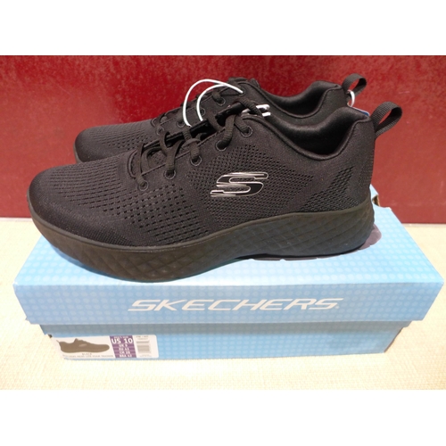 Men's black Skechers trainers, size 9* this lot is subject to VAT