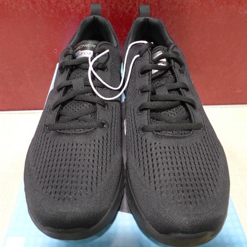 3091 - Men's black Skechers trainers, size 9* this lot is subject to VAT