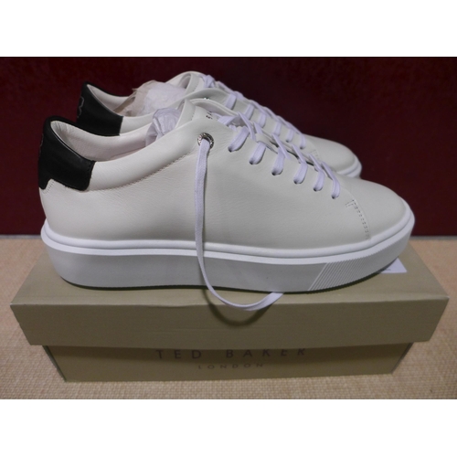 3094 - Women's white Ted Baker trainers, size 7 * this lot is subject to VAT