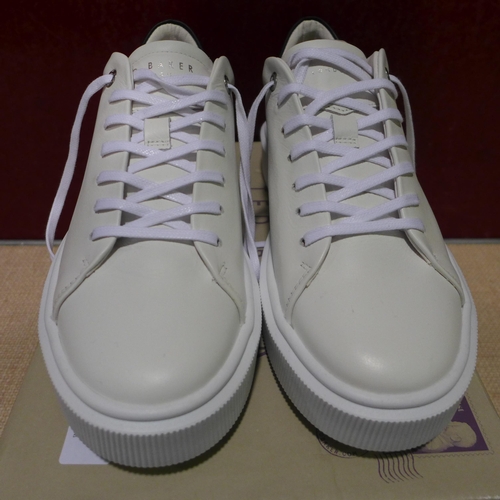 3094 - Women's white Ted Baker trainers, size 7 * this lot is subject to VAT