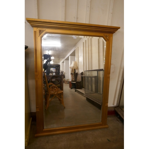 436 - A large French style gilt framed pier mirror