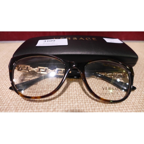 3109 - Versace Plastic Tortouise Glasses    (311-382)    * This lot is subject to vat