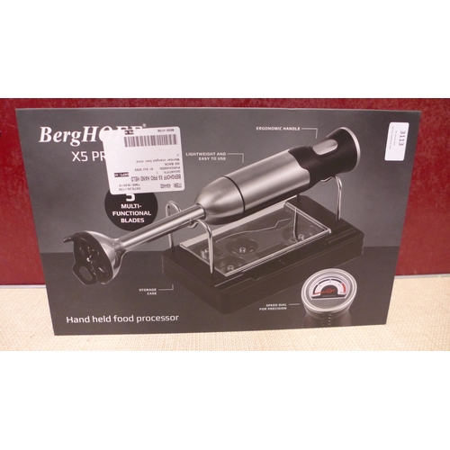 3113 - Berghoff X5 Pro Hand Held Blender (311-351)    * This lot is subject to vat