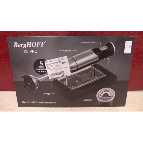 3114 - Berghoff X5 Pro Hand Held Blender (311-352)    * This lot is subject to vat