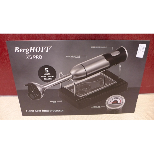 3115 - Berghoff X5 Pro Hand Held Blender (311-353)    * This lot is subject to vat