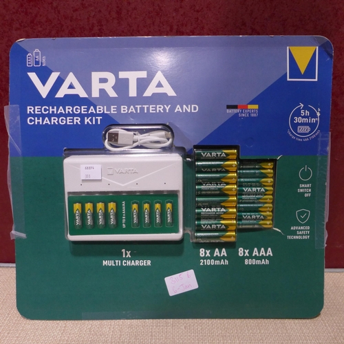 3115b - Varta Rechargeable battery kit - AA and AAA   (311-474)    * This lot is subject to vat