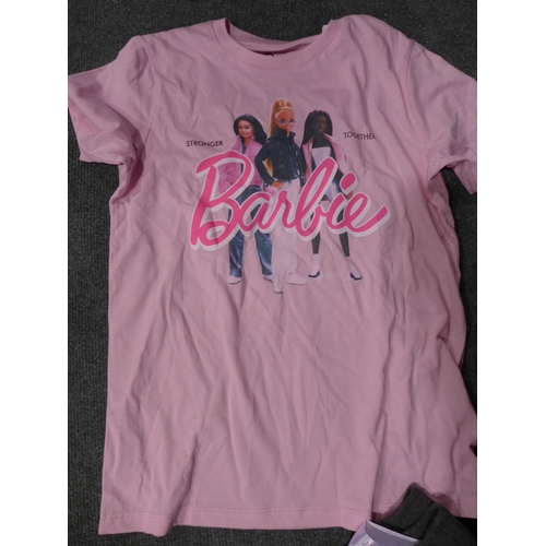 3121 - Assorted teen/pre-teen sized clothing including DKNY, Barbie, Champion and Hype * this lot is subjec... 