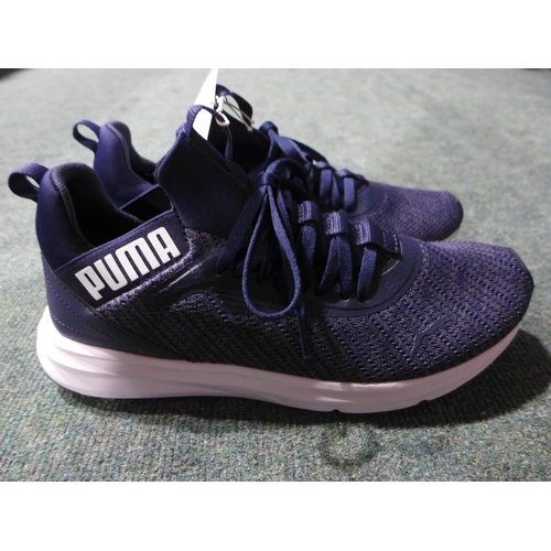 3149 - Men's navy Puma trainers - size 7.5 (no box) * This lot is subject to VAT