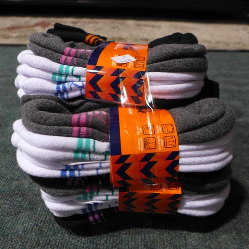 3173 - Five packs of eight women's Ellesse trainer socks - UK size 4-8 - mixed colours (40 pairs in total) ... 