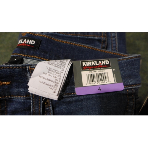 3229 - Five pairs of lady's Kirkland Signature jeans - sizes 4 and 6 * This lot is subject to VAT