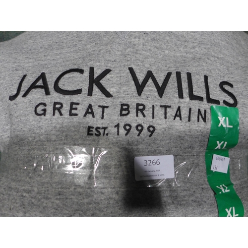 3266 - Four hoodies, incl, Jack Wills, Ellesse and Under Armour, mixed style, sizes and colour  *This lot i... 