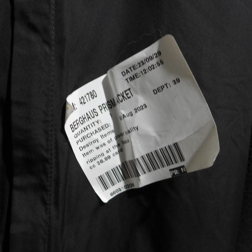 3276 - Two men's black Berghaus fleeces, sizes L and XXL - damaged *This lot is subject to VAT