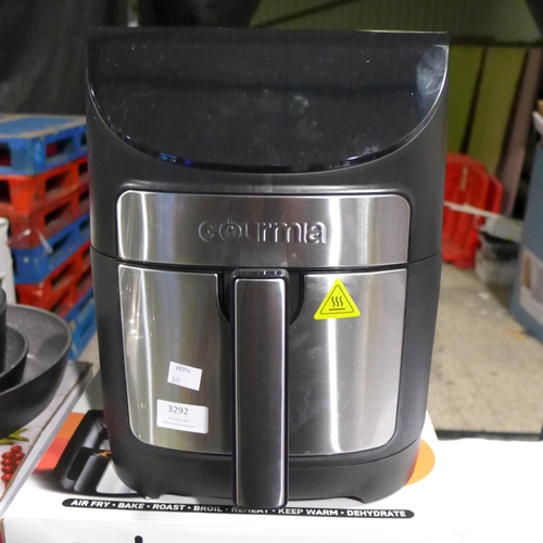 3292 - Gourmia Air Fryer 7Qt     (311-165)    * This lot is subject to vat