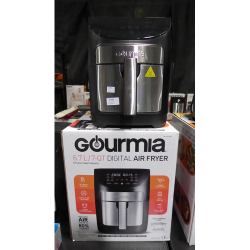 3308 - Gourmia Air Fryer 7Qt     (311-259)    * This lot is subject to vat