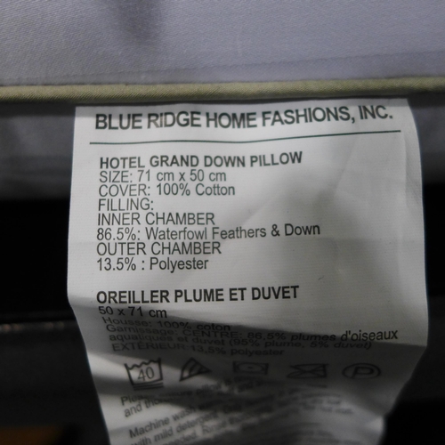 3323 - Hotel Grand Down Roll Jumbo Pillows (311-231)    * This lot is subject to vat