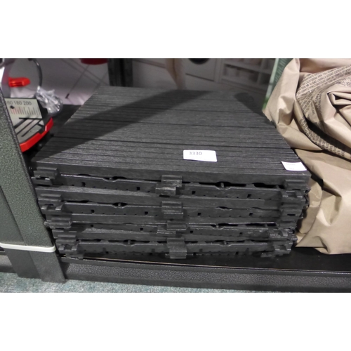 3330 - Pack of Cosmo Graphite Easy Tile Deck Tiles      (311-240)    * This lot is subject to vat