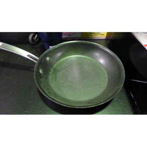 3348 - Stainless steel Reduce Mug and Kirkland Signature Frying Pan (311-433)    * This lot is subject to v... 