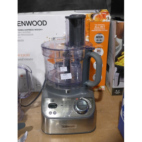 3381 - Kenwood all in one Food Processor, Original RRP £109.99 + vat   (311-476)    * This lot is subject t... 