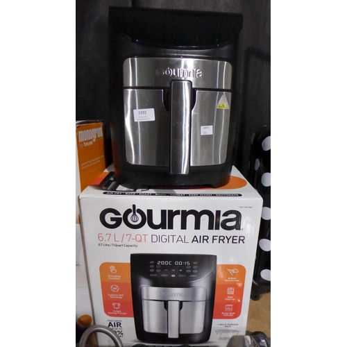 3391 - Gourmia Air Fryer 7Qt     (311-457)    * This lot is subject to vat