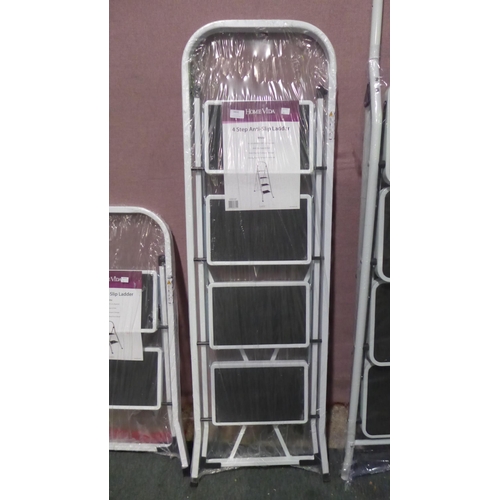 3432 - Home Vida 4-step Anti-slip ladder 128x49x87cm