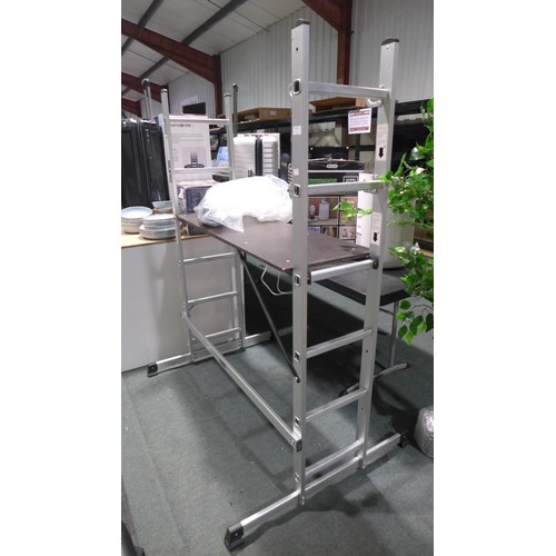 3036 - Vounot 3-in-1 Aluminium platform scaffolding ladders