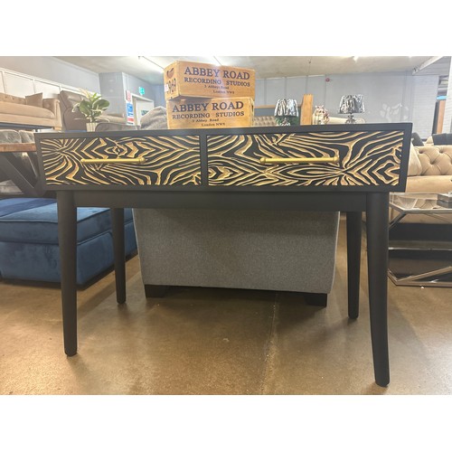 1308 - A zebra pattern console table