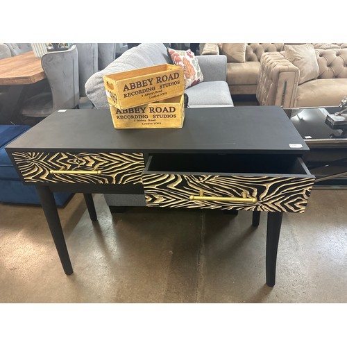 1308 - A zebra pattern console table