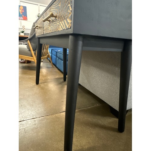 1308 - A zebra pattern console table